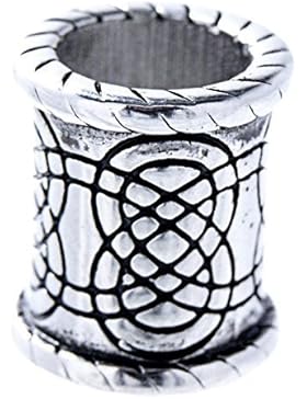 Bartperle Haarperle Edelstahl Keltenknoten 8mm