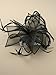 Allsorts® Large Black Hat Fascinator Weddings Ladies Day Race Royal Ascot
