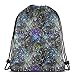 Produktbild Technicolor Watercolor Galaxy Backdrop Drawstring Shoulder Bags Gym Bag Travel Backpack Lightweight Gym for Men Women 16.9"x14"