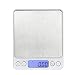 Produktbild Tragbar Gramm Digital LCD scale Jewelry Küche Lebensmittel Diät Post Mail Balance Gewicht Waage, weiß