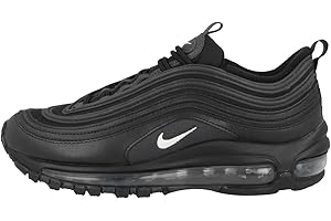Nike Air Max 97 (Gs) Running Shoe, Black White Anthracite, 5 UK