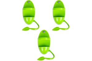 FIMWOLZ 3 Pcs Mangiatoia per Uccelli Contenitore Mangiatoie per Pappagalli Giocattolo per Lalimentazione di Ossa di Coccole e Osso di Seppia con Supporto