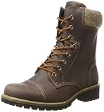 Weicher Gehcomfort ECCO Damen Elaine Combat Boots, Braun (Mocha), 38 EU