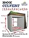 Produktbild BOX CULVERT ( 5,5 m x 5,4 m ) x 4,5 m: Eurocode 2, Système Bt (CPC Fascicule 61, titre II), REINFORCEMENT, PROJECT DRAWINGS, TAKE OFF, DESIGN AND CHECK OF REINFORCED CONCRETE BOX CULVERTS