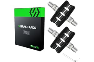 Chooee Bike V-Brake Pads, Bicycle Brake Pad Set, 2 Pairs Universal Brake Shoes