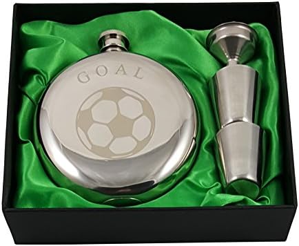 Football Flask Gift Set