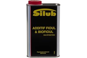 SILUB - Additif Multifonction destiné au fioul de Chauffage et au biofioul jusqu'à F10 - Agit Contre l'encrassement et Les dépôts