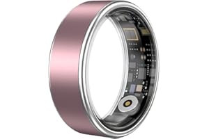 UouNeaCo 2025 Smart Ring for Women & Men - Fitness Tracker with Heart Monitor, Sleep Tracker, Step Counter, Fitness Ring Compatible Android iOS, IP68 Waterproof Activity Trackers, 5-7 Days Battery
