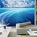 Produktbild Fototapete 3D Wallpaper Wohnkultur Fotohintergrund Fotografie Blaues Meer Landschaft Schlafzimmer Büro Hotel Große Wände 3D 300X210Cm
