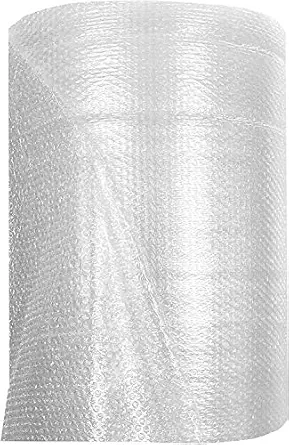 Powerlon Premium Bubble Wrap Packing Roll for Safety, Multipurpose Packing Needs 1 Meter Wide Transparent (50 Gsm, 10 Meter)