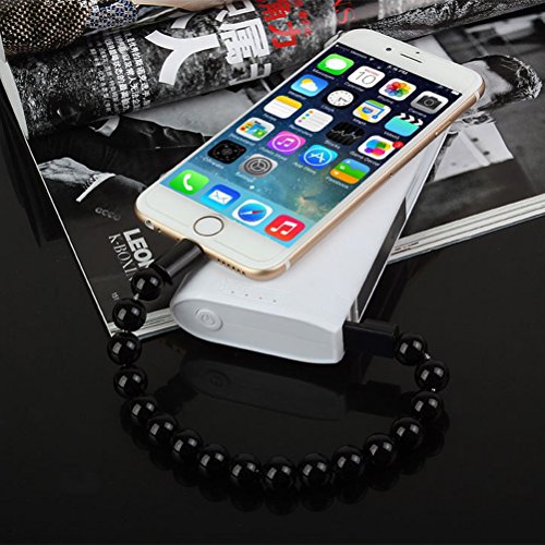 Vicloon USB C  ble   Ball Bracelet Chargeur  C  ble de Chargement   Donn  es pour iPhone 6   6 Plus   5 5S