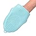 JETTINGBUY Makeup Brush Cleaning Glove Cosmetic Brush Cleaner Pad Mat Silicone Washing Tool Scrubber Board, Mint Green