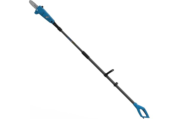 Güde Teleskopisk grensåg GAK 7118.1 (710 W/230 V, klipplängd 19 cm, total längd 3 m, teleskopiskt utdragbar, automatisk kedjesmörjning, skärkedja, svärd, svängbart huvud, bärrem)