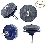 Perfekt für Bohrmaschinen und Handbohrmaschinen: Perfekt zum Schärfen von Rasenmessern, Bohrmessern, Mähern, Äxten, Spaten, Beilen, Hacken, Kantenschneidern, Schlittschuhen usw., damit die Schneide effektiver wird.