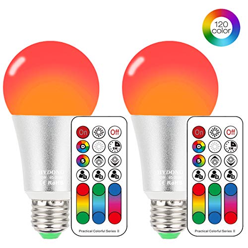 Bombilla led colores con mando