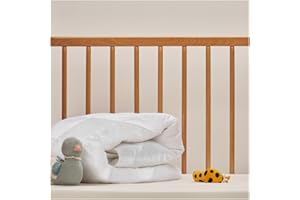 DECASATEXTIL - Edredón Relleno Nórdico Cuna para bebé - 100% Algodón - 400gr - Cuna 60x120cm - Antiácaros, Suave, Transpirable