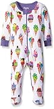 Hatley Baby Girls 0-24m Infant Footed Coverall Ice Cream Footies