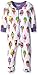 Hatley Baby-Girls Infant Footed Coverall -Ice Cream Footies, Multicoloured (White), 6-12 Months
