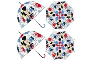 Paraguas Burbuja Transparente 46cm de Mickey Mouse