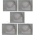SPIRY FI ENGINEERS Aqua 5 Micron Water Filter Bag Suitable for 4" Dia & 20" Length Aquarium Fish Tank Filter Sump Felt Sock Mesh Net Bag - 5 Piece,White