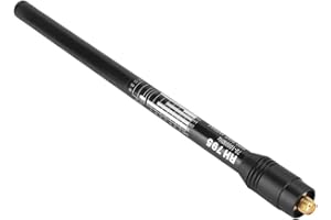 QIILU Antenna RH-795 2.15dBi Antenna 70-1000MHz Max.10W SMA-J HT/Scanner Telescopic Antenna Durable and Erosion-resistant Stable Signal Transmission SMA-J Telescopic Antenna,Durable and