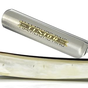 Timor Straight Razor 5/8 Buffallo Horn - Image 2