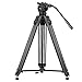 Produktbild Andoer kingjoy vt-2500 Professional mg-al Legierung Video Foto Stativ-Kit 360 ° Panorama Pfanne Fluid Kugelkopf für DSLR-Kamera Video Recorder DV
