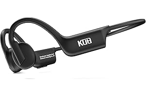 Guudsoud knochenschall kopfhörer Bluetooth 5.3, Open Ear kopfhörer kabellos, knochenschall kopfhörer mit mikrofon, wasserdichte Staubdicht sportkopfhörer für lauf，Radfahren