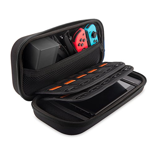 Preisvergleich Produktbild Gogoings Nintendo Switch Tasche Hülle mit 20 Game Slot-Black