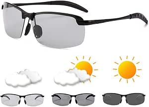 QDE Occhiali da sole Occhiali da Sole con Lenti Fotocromatiche da Uomo  Polarizzati da Guida Che Cambiano Colore Occhiali da Vista Diurni E  Notturni, Occhiali da Vista : Amazon.it: Abbigliamento