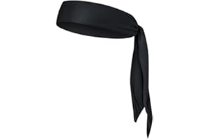 Frcolor Head Tie Sports Headband Tie Headband for Women and Men Sweatband Head Ties Ideal for Running Working Out Tennis Karate Athletics