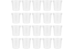 Bncxdc Pot de Fleur, 20 Pcs 9 cm Pots de Plantes à arrosage Automatique avec Trous de Drainage, adaptés pour Les Fleurs, Les Plantes, Pots de Fleurs en Plastique décoratifs de Mode Moderne dintérieur