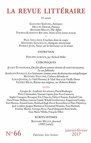 REVUE LITTÉRAIRE N° 66