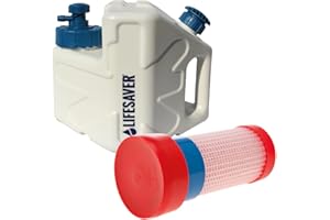 LifeSaver Cube Genuine Replacement Water Filter Cartridge - Purifies Up to 5000 Litres, Removes 99.99% Viruses & Bacteria, Failsafe Technology, Easy to Install for Camping, Vanlife & Overlanding