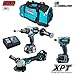 Produktbild Makita "Bürstenloser" Kit DHP481 + DGA504 + BTD145 + 3 x 4,0Ah
