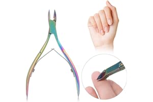 BRINO Pince de Cuticule Professionnel Pince de Peau Morte Outils de Pédicure Manucure en Acier Inoxydable