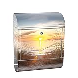 motiv englisch NEU: Stabile, verbesserte Edelstahl-Ausführung! Inklusive Wandbefestigung & Dübel, Schrauben für einfachste Montage. Sicherheitsschließzylinder inklusive 2 Schlüssel (auch austauschbar - bei Systemschließanlagen)!