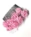 BigWave Gajra comb flower design Hair Clip Hair Accessories Baby Pink color RS.299.00