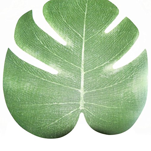 LUOEM 8″ Tropische Blätter Geburtstag Deko künstliche tropische Palme Blätter Hawaiianische Luau Jungle Beach Theme Party Dekorationen 12 PCS - 2