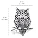 COKOHAPPY Large Temporary Tattoo , Owl Celtic for Men Women