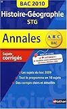 Image de Histoire-Géographie Tles STG : Sujets corrigés