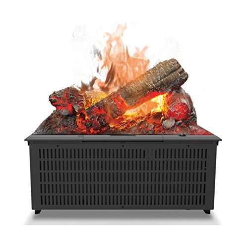 Dimplex Cassette 400 Built-in fireplace Eléctrico Negro Interior - Chimenea (230 V, 50 Hz, 200 W, 200 W, 200 W, 405 mm)