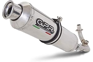 GPR ITALIA GPR EXHAUST SYSTEM Échappement pour SYM Fiddle/Fiddle II 125 2008/13 Implant complet homologué pour scooter série 4Road Round
