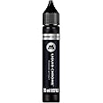 Molotow Marqueur Liquid Chrome (avec encre spéciale pour effet miroir) 1 pièce 30 ml Refill Argent (Silver)