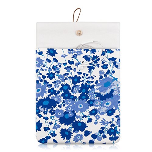 kwmobile Laptoptasche H  lle Sleeve f  r 12 5 13  13 3 Laptop Ultrabook - Notebook Tasche Schutzh  lle mit Nelken Mix Design Laptop Case H  lle in Bla