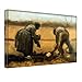 Produktbild "Ploughed Field" by Van Gogh, Kunstdrucke Leinwandbild Bild Malerei Wandbilder Canvas. Größe 16'' x 22'' - 40.5 x 56cm.