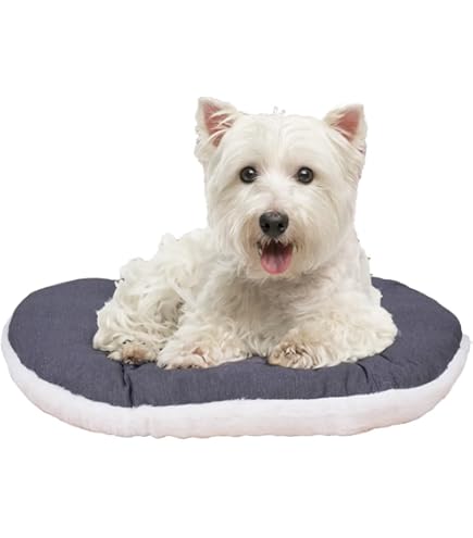 Coperta Impermeabile Per Cani Feandrea - 73x63 Cm, Sherpa E Flanella, Grigio, Lavabile