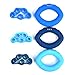 Produktbild ATPWONZ Handtrainer Ring Silikon, Hand Grip Trainer Strengthener, 3er-Fingertrainer Set, Fingertrainer Klettern, Unterarmtrainer