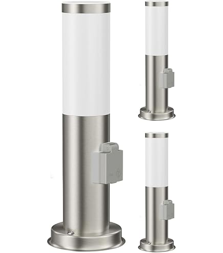 Faro Barcelona 70754 – Lampada A Palo AGRA 650 Marrone Ossido, Con LED Bridgelux 6W Incluso, Altezza 65 Cm - 4