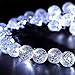 Produktbild HW Solar Lichterkette Außen Mit 30Led Kupeln, LED Lichterketten, Wasserdicht Weihnachtsbeleuchtung Für Garten, Party, Bäume,Halloween,White